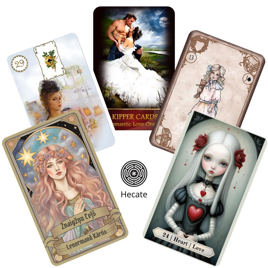 Lenormand kārtis. Kipper kārtis. Lenormand latviešu valodā. Zīlēšana ar Lenormand. kārtīm