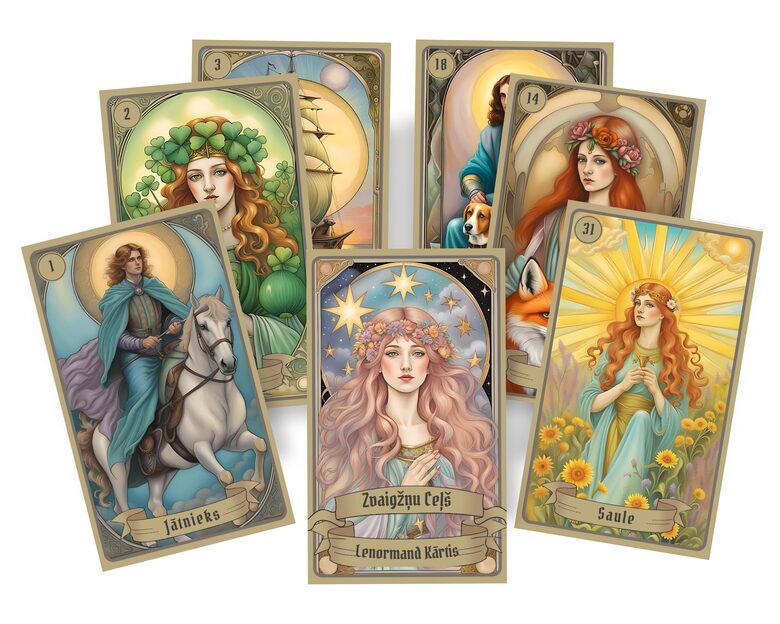 Star Path Lenormand cards