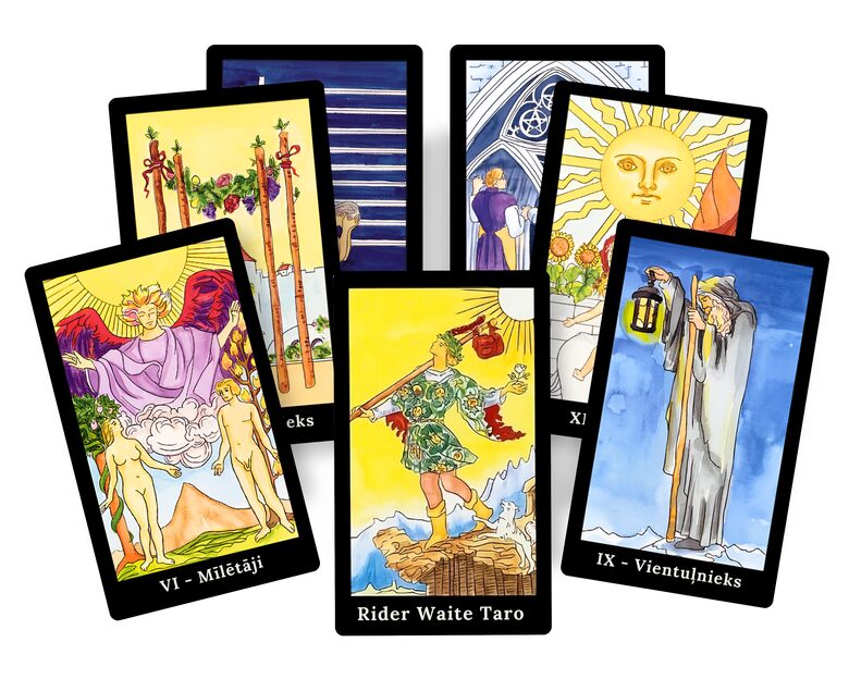 Black Rider Waite tarot 