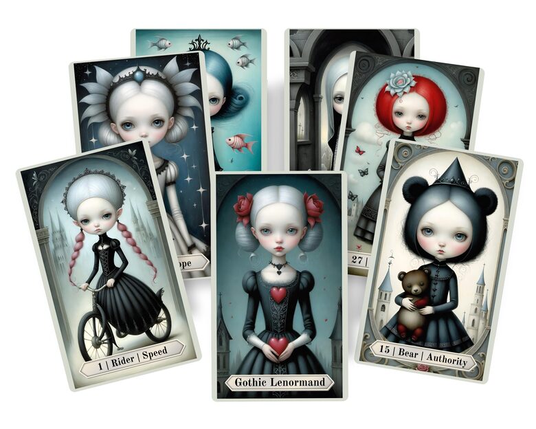 Gothic Lenormand – 36-Card Divination Deck