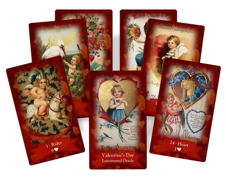 Valentines Day Lenormand deck
