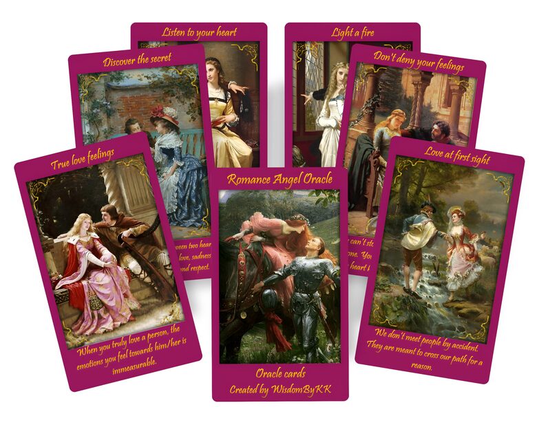 Romantic Angel oracle cards