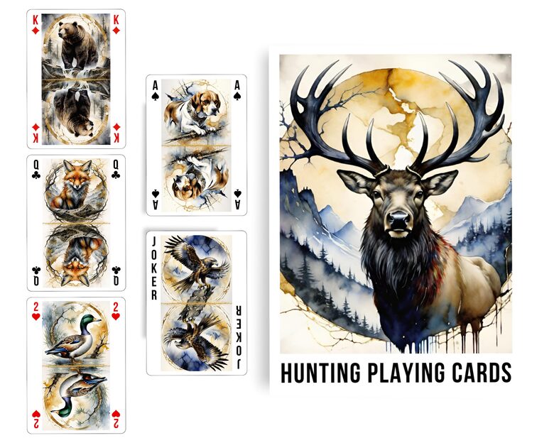 Hunting Poker cards
