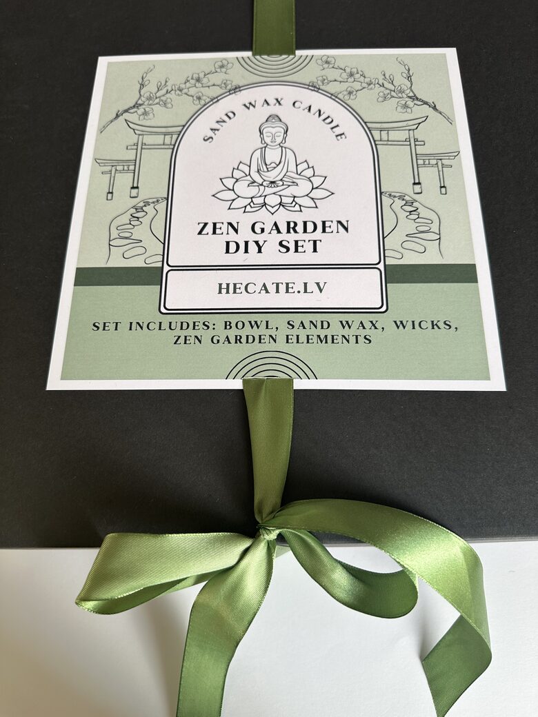 ZEN Garden Kit with Pearl Wax Candle