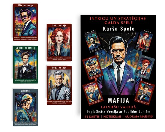 Kāršu Spēle MAFIJA
