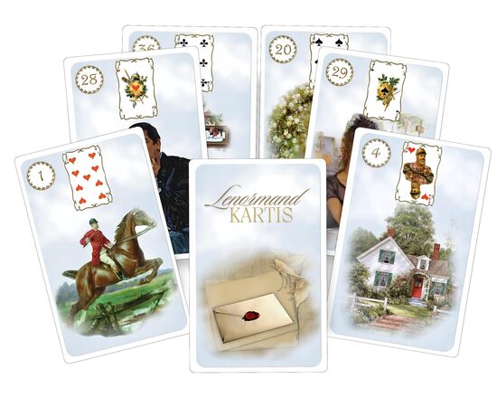 Debesu zilās Lenormand kārtis