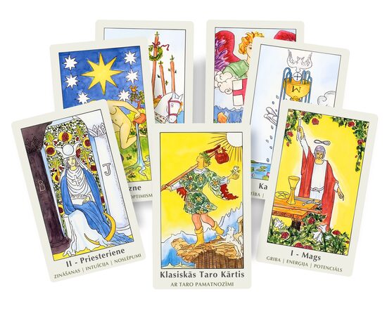 Klasiskās Taro kārtis ar pamatnozīmi