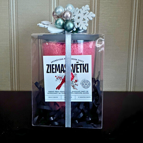 Aromātiska Pērļu svece - Ziemassvētki