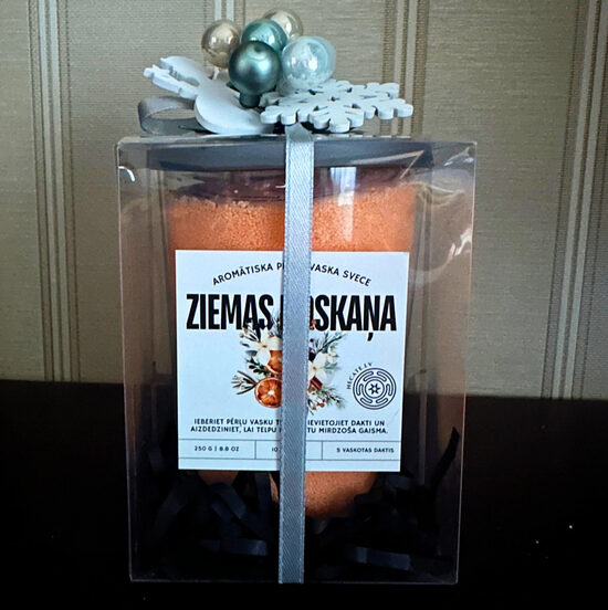 Aromātiska Pērļu Svece - Ziemas Noskaņa