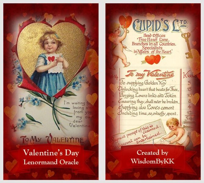 Valentines Day Lenormand deck