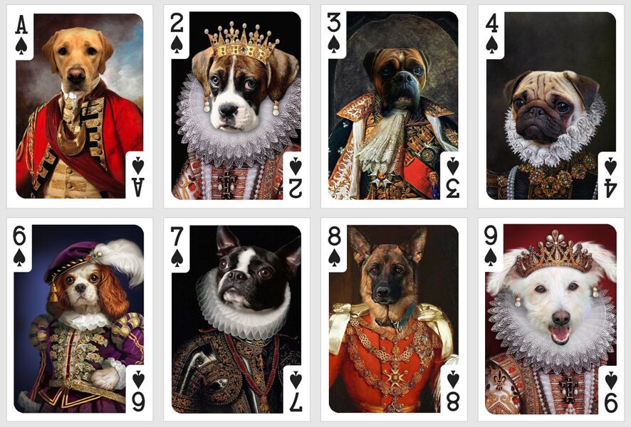 Royal Pets Playing cards