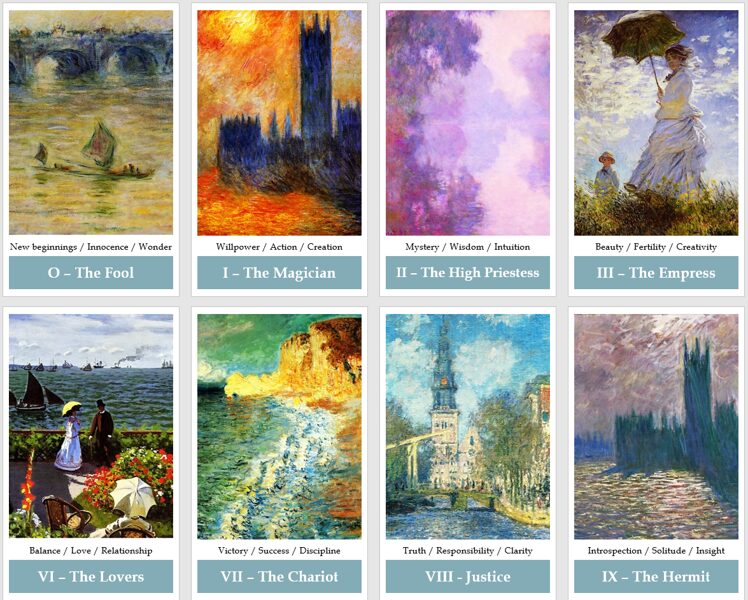 Claude Monet Tarot