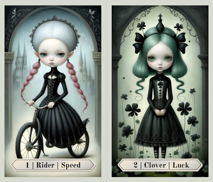 Gothic Lenormand cards (ENG)