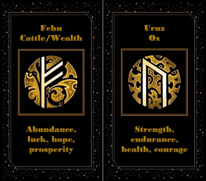 Golden Rune Cards (ENG)