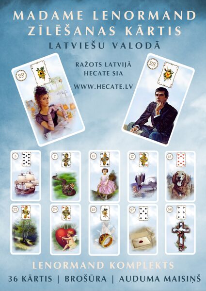 Debeszilais Lenormand dāvanu kastītē